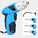 Mini Parafusadeira S Fio 49 peças Recarregável USB-C Maleta