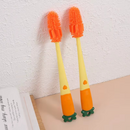 Escova De Limpeza 3 Em 1 Garrafas Mamadeiras Cerdas Silicone