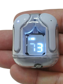 Fones Ouvido Transparente Ultrapods Pro Tws Bluetooth 5.3  - Azul