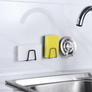 Suporte Esponja Aço Inox Gancho Adesivo Cozinha Lavanderia