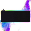 Mouse Pad Gamer RGB Grande Led Colorido na Borda – 80x30cm