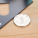 Abridor de Garrafa formato Carta de Baralho ÁS de Espadas Aço Inox Preto Resistente Portátil Leve LUXO