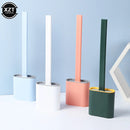 Escova Sanitária para Vaso Silicone Flexível Moderna