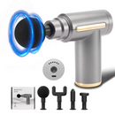 Pistola Massageadora Eletrica Corporal Fisioterapia - Preta