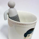 Infusor Coador De Chá Filtro Boneco Silicone