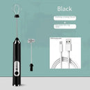 Mini Batedor Elétrico Recarregável USB Portátil Café Ovos