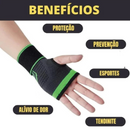 Munhequeira Alta Compressão Tendinite Punho Elástica Dor B-12330