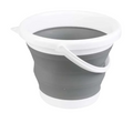 Balde Silicone Dobrável Retrátil Flexível 10 Litros