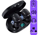 Fone de Ouvido Sem Fio TWS Bluetooth 5.0 - Cor Preto