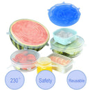Kit de Tampas de Silicone Universal - 6 peças