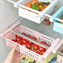 Organizador de Geladeira Gaveta Multiuso Retrátil de Plástico Colors