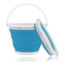 Balde Silicone Dobrável Retrátil Flexível 10 Litros