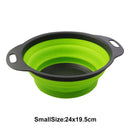 Escorredor de Silicone Dobrável para Macarrão Legumes Verduras