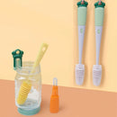 Escova De Limpeza 3 Em 1 Garrafas Mamadeiras Cerdas Silicone