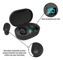 Fone de Ouvido Sem Fio TWS Bluetooth 5.0 - Cor Preto