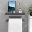 Suporte Para Papel Higiênico Premium Com Apoio Para Objetos