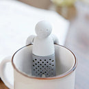 Infusor Coador De Chá Filtro Boneco Silicone