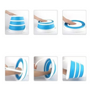 Balde Silicone Dobrável Retrátil Flexível 10 Litros