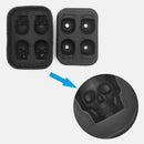 Forma de Gelo de Silicone Caveira Skull 3D